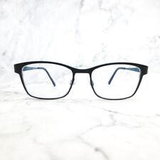 Bevel 8674 Laurie GGMB Eyeglasses Black Blue Rectangular Full Rim Frames 48-16 for sale  Shipping to South Africa