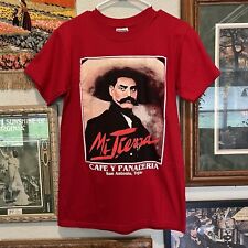 Camisa De Colección Años 90 Mi Tierra Café Y Panadería Comida Mexicana Talla Pequeña segunda mano  Embacar hacia Argentina