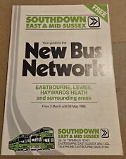 Southdown bus timetable for sale  HAYLING ISLAND