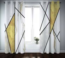 Geometric curtains blockout for sale  LEEDS