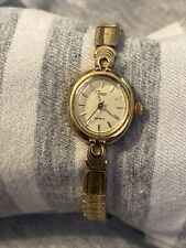 Relógio de quartzo feminino vintage pulseira de ouro Timex, usado comprar usado  Enviando para Brazil