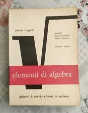 Elementi algebra vol. usato  Assemini