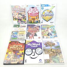 Lote de 9 jogos infantis para Nintendo Wii, Pictionary WildEarth Safari Acme Arsenal comprar usado  Enviando para Brazil