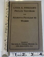 Libro de texto privado de enfermedades femeninas de Lydia Pinkham de 1900 solo charlatanería para mujeres segunda mano  Embacar hacia Argentina