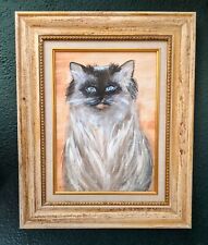 Cat painting signed for sale  Tucson