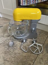Kenwood Kmix KMX90 Series 5L Yellow Stand Mixer + Glass Bowl & Attachments for sale  Shipping to South Africa