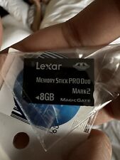 Used, Memory Stick Pro Duo PSP Memory Card - Quality Brands Lexar Sony - 8Gb for sale  Shipping to South Africa
