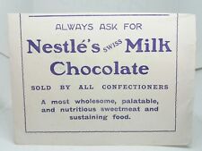 Nestle swiss milk for sale  CLACTON-ON-SEA