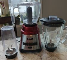 Oster Blender Food Processor Lot BLSTFG 8 Speed 6 Cup Smoothie Red TESTED WORKS for sale  Shipping to South Africa