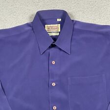 Camisa masculina Le Picasso roxa 42 botões frente manga longa tecido importado comprar usado  Enviando para Brazil