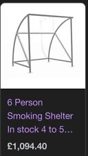 Smoking shelter motorcycle for sale  WARRINGTON