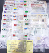 52 piezas diferentes billetes mundiales papel moneda extranjero colección de estudio UNC regalo segunda mano  Embacar hacia Mexico