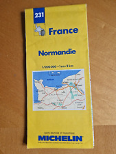 Vintagemichelin map normandie for sale  HOVE