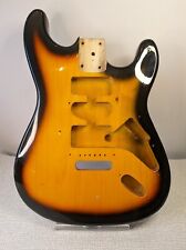 Classic Stratocaster Strat Style Guitar Body 3-Tone Sunburst Poly w/Scratchplate for sale  Shipping to South Africa