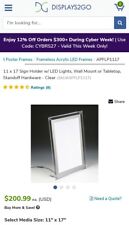 Caixa de luz/desenho mesa de rastreamento anúncio de imagem Displays2Go 11" x 17", usado comprar usado  Enviando para Brazil