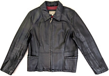 Jaqueta de couro macio genuíno Croft & Borrow, masculina tamanho XL, forrada com zíper completo casual comprar usado  Enviando para Brazil