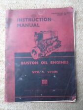 Instruction manual ruston for sale  RUGBY