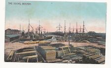 Postcard docks boston for sale  LONDON