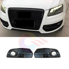 Used, 1 Pair Black Honeycomb Front Bumper Foglight Grille Cover For Audi Q5 2009-2012s for sale  Shipping to South Africa