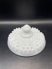 VTG Fenton White Hobnail Milk Glass 4.5” Replacement Covered Candy Dish LID ONLY for sale  Shipping to South Africa