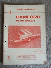 Bamford bl181 baler for sale  WOODBRIDGE