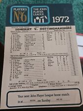 Somerset nottinghamshire 1972 for sale  WELLS
