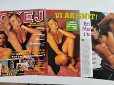 ERIKA ELENIAK & MARCUS SCHENKENBERG artículo/recortes revista sueca OKEJ. segunda mano  Embacar hacia Argentina