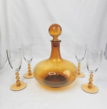 Vintage amber glass for sale  Montrose