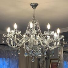 Modern crystal chandelier for sale  SALFORD