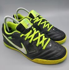 Zapatos de fútbol de interior Nike 5 Gato LTR talla 7 negros verdes 415123-013 segunda mano  Embacar hacia Argentina