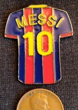 Usado, Alfiler de camiseta de Lionel Messi FC Barcelona segunda mano  Embacar hacia Argentina