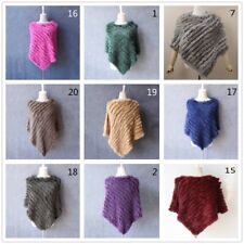 Knitted poncho women for sale  UK