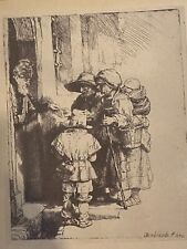 Antique etching rembrandt for sale  Carlsbad