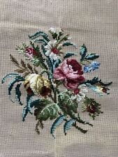 Flowers floral needlepoint for sale  Newton