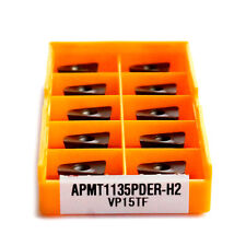 Usado, 10 peças inserções de fresagem de metal duro APMT1135PDER M2 e H2 para cortadores BAP300 comprar usado  Enviando para Brazil