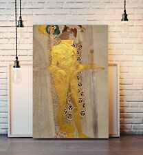 POSTER EMOLDURADO ARTE DE PAREDE EM TELA Gustav Klimt Beethoven Friez, usado comprar usado  Enviando para Brazil