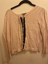 Cardigan beige black for sale  Wallington