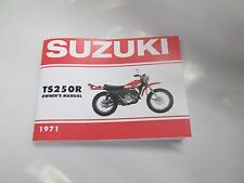 Suzuki ts250 owners for sale  Berlin