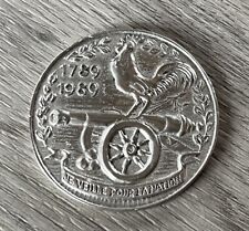 Medaille bicentenaire revoluti d'occasion  Châtres-sur-Cher