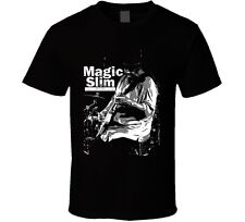 Camiseta Magic Slim Blues guitarrista Chicago RIP legenda fã de música comprar usado  Enviando para Brazil