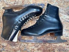 Sapatos de Patinação no Gelo Vintage RIEDELL Tamanho 9W Modelo #220 Caixa Original Preto, usado comprar usado  Enviando para Brazil