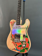 Guitarra elétrica gráfica personalizada Jimmy Page TL Dragon corpo cinza natural pescoço de bordo comprar usado  Enviando para Brazil