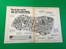 Ferrari P4 1968 carcasa original vintage impreso anuncio impreso impreso segunda mano  Embacar hacia Argentina