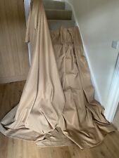 Gold embossed curtains for sale  HEREFORD