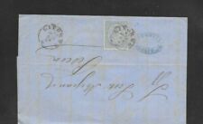 Regno 1863 lettera usato  Rotondi