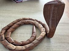 Wooden cobra snake for sale  BROMSGROVE