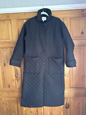 Black quilted long for sale  ROCHDALE