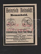 Remscheid werbung 1909 gebraucht kaufen  Leipzig