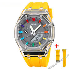 Usado, Relógio de pulso masculino digital display colorido resistente a choques comprar usado  Enviando para Brazil