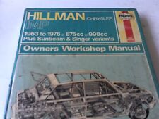 Hillman imp workshop for sale  SUDBURY